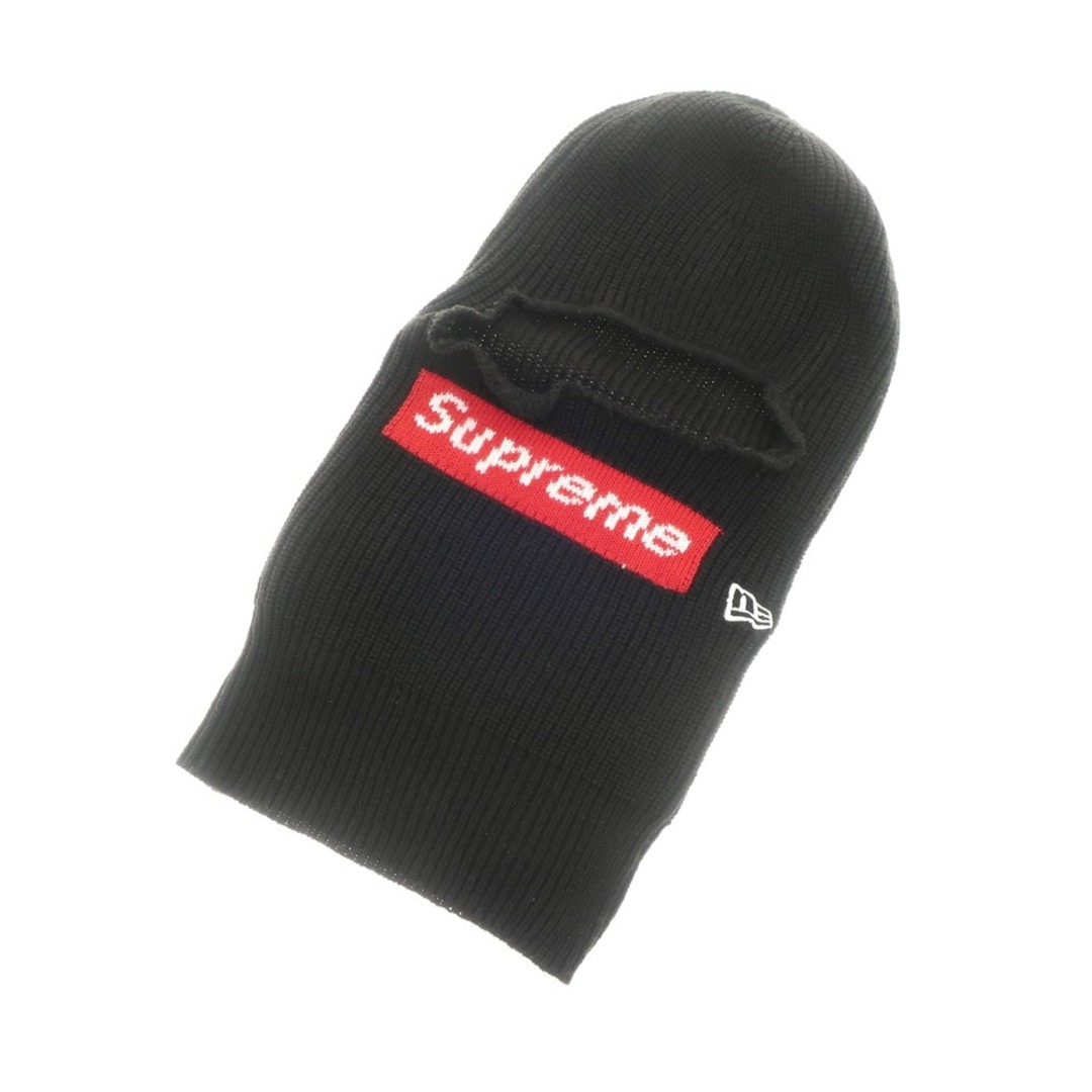 Supreme(シュプリーム)の【中古】シュプリーム Supreme 2021年秋冬 New Era Box Logo Balaclava アクリル バラクラバ ニット帽 ブラック【メンズ】 メンズの帽子(その他)の商品写真