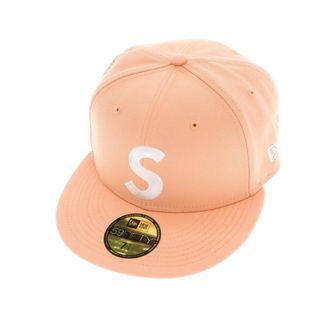 シュプリーム(Supreme)の【中古】【未使用】シュプリーム Supreme 2023年秋冬 Jesus Piece S Logo New Eraベースボール キャップ サーモンピンク【サイズ7.25】【メンズ】(キャップ)