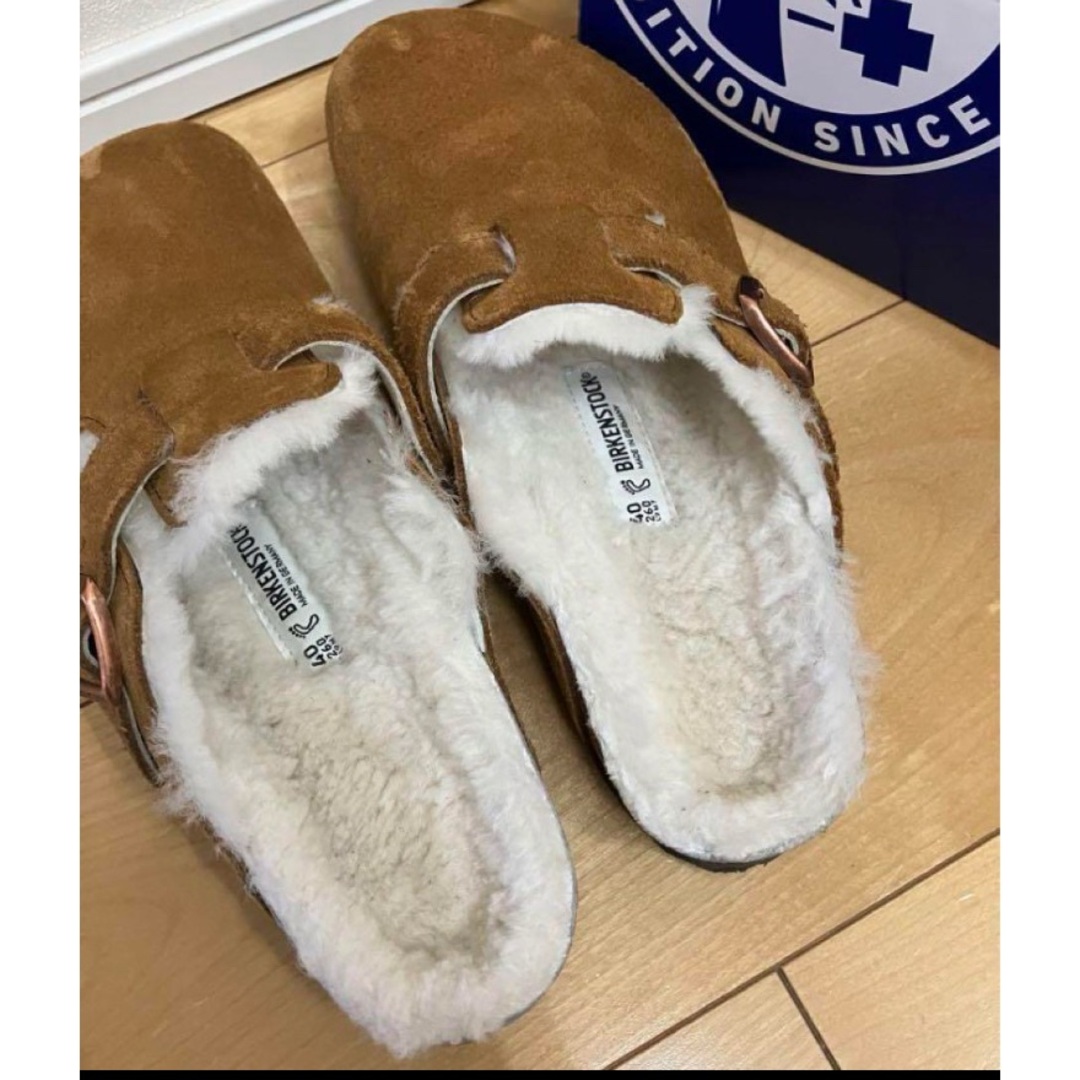 BIRKENSTOCK(ビルケンシュトック)のビルケンシュトック☆Boston ボストン ファーサンダル　40 26cm レディースの靴/シューズ(サンダル)の商品写真