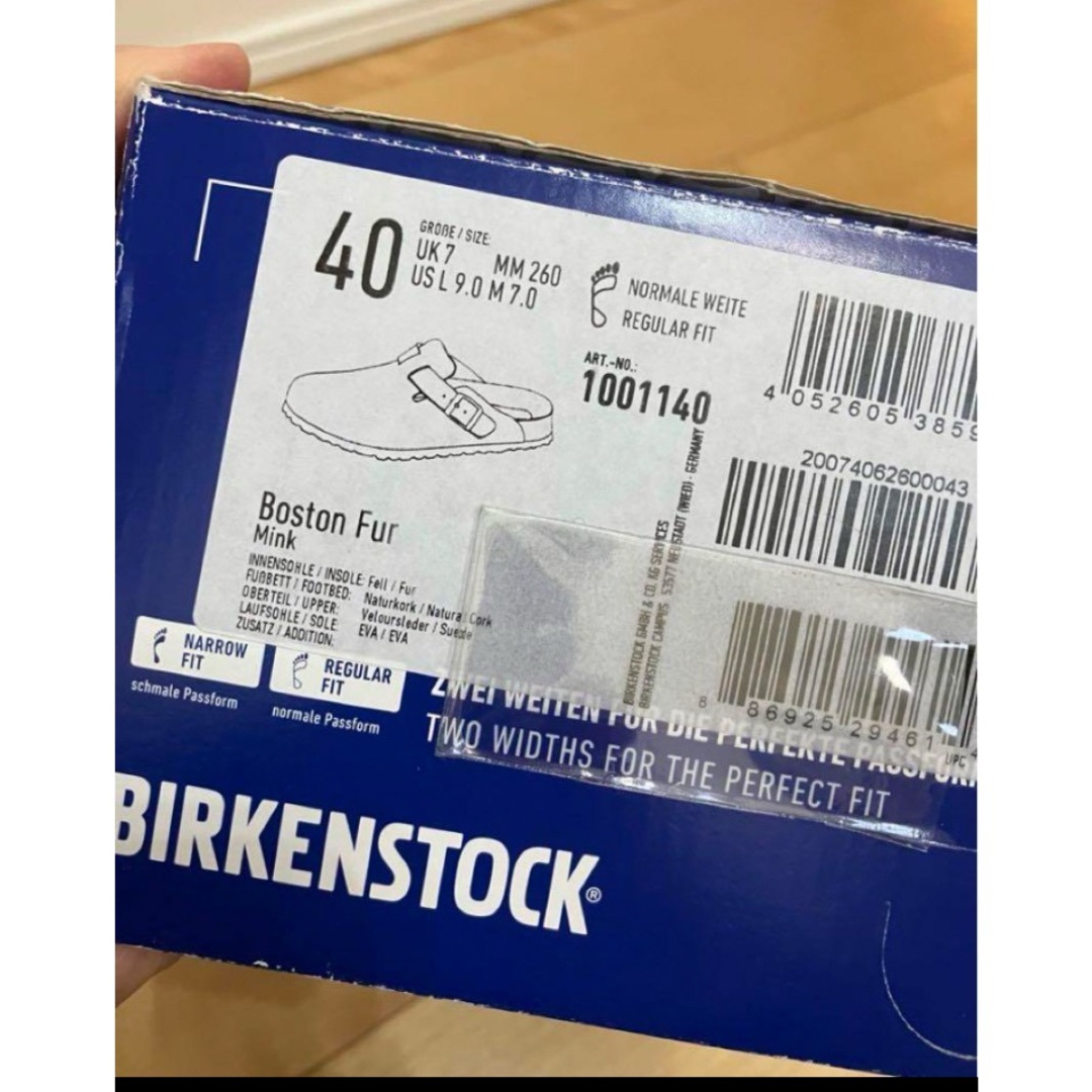 BIRKENSTOCK(ビルケンシュトック)のビルケンシュトック☆Boston ボストン ファーサンダル　40 26cm レディースの靴/シューズ(サンダル)の商品写真