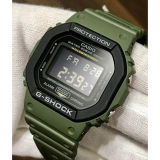 カシオ(CASIO)のカシオ　デジタル腕時計G-SHOCK  新品　アウトドア　キャンプ向け　カーキ色(腕時計(デジタル))