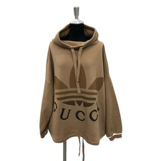 グッチ(Gucci)のグッチ コットンジャージ―スウェットシャツ×adidas レディース L(トレーナー/スウェット)