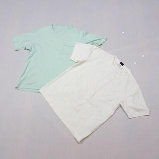 アダムエロペ(AER ADAM ET ROPE)のAdam et Rope アダムエロペ Tシャツ セット グリーン ホワイト(その他)