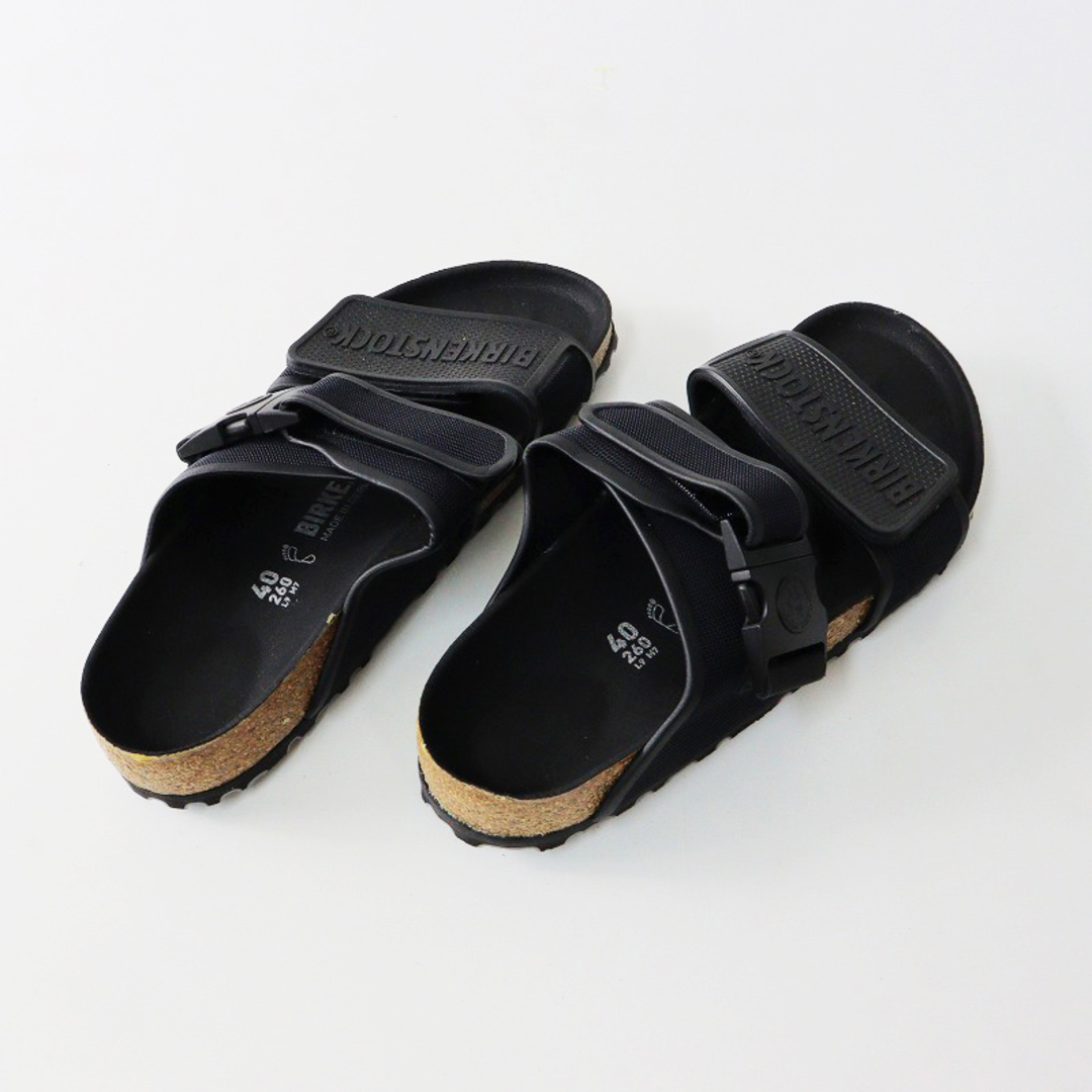 BIRKENSTOCK(ビルケンシュトック)の未使用 ビルケンシュトック BIRKENSTOCK Rotterdam サンダル 40/ブラック ロッテルダム マイクロファイバー 26cm メンズ【2400013756310】 メンズの靴/シューズ(サンダル)の商品写真