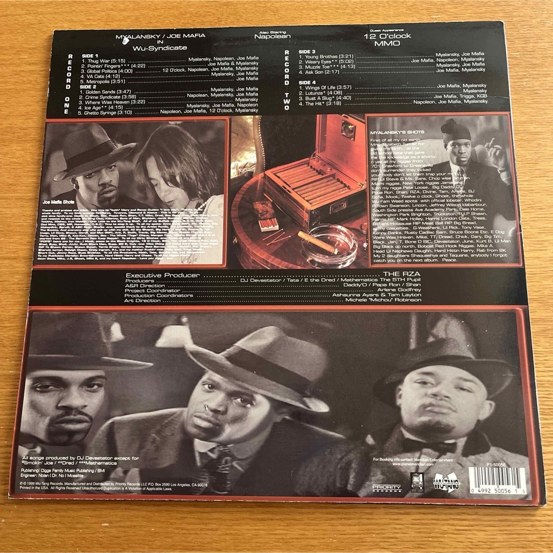 WU-SYNDICATE / Wu-Syndicate  WU-TANG 2lp エンタメ/ホビーのCD(ヒップホップ/ラップ)の商品写真