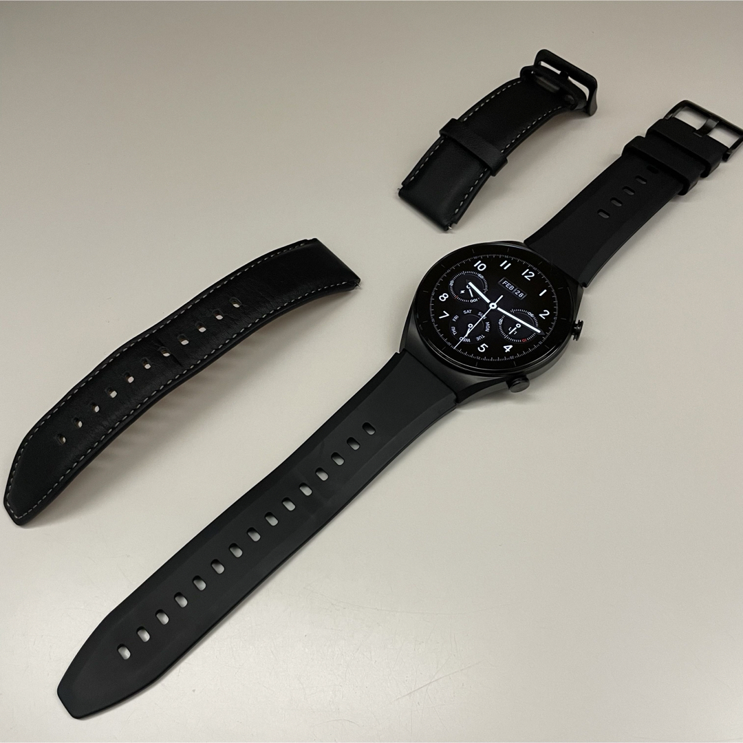 Xiaomi(シャオミ)のXiaomi WATCH S1 BLACK スマホ/家電/カメラのスマートフォン/携帯電話(その他)の商品写真