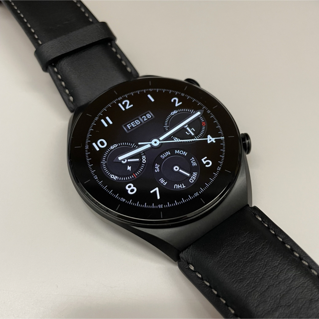 Xiaomi(シャオミ)のXiaomi WATCH S1 BLACK スマホ/家電/カメラのスマートフォン/携帯電話(その他)の商品写真