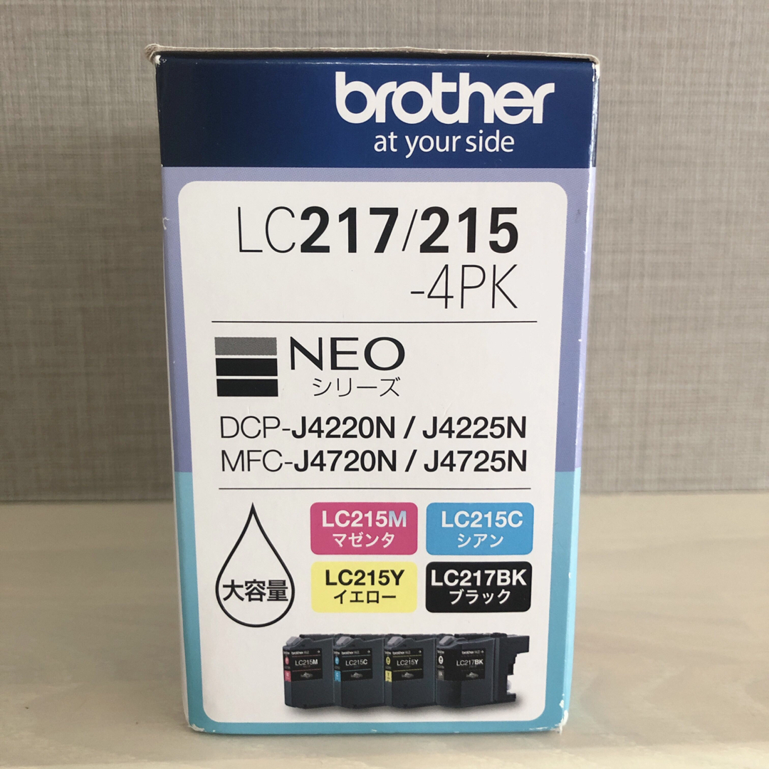 brother(ブラザー)のbrother インクカートリッジ LC217/215-4PK 4色 インテリア/住まい/日用品のオフィス用品(その他)の商品写真