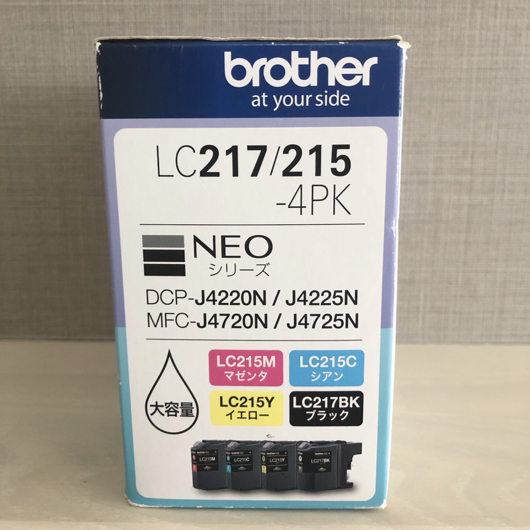 brother(ブラザー)のbrother インクカートリッジ LC217/215-4PK 4色 インテリア/住まい/日用品のオフィス用品(その他)の商品写真