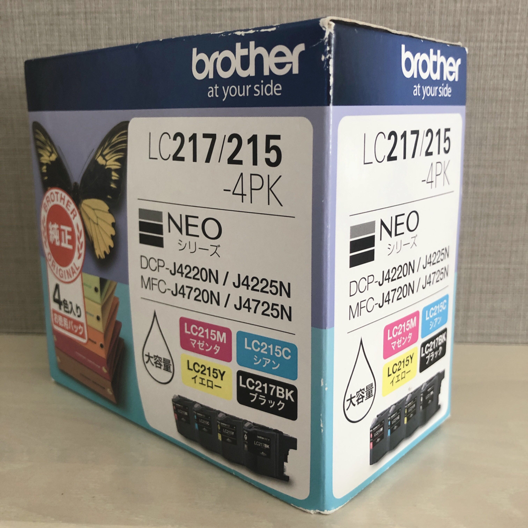 brother(ブラザー)のbrother インクカートリッジ LC217/215-4PK 4色 インテリア/住まい/日用品のオフィス用品(その他)の商品写真