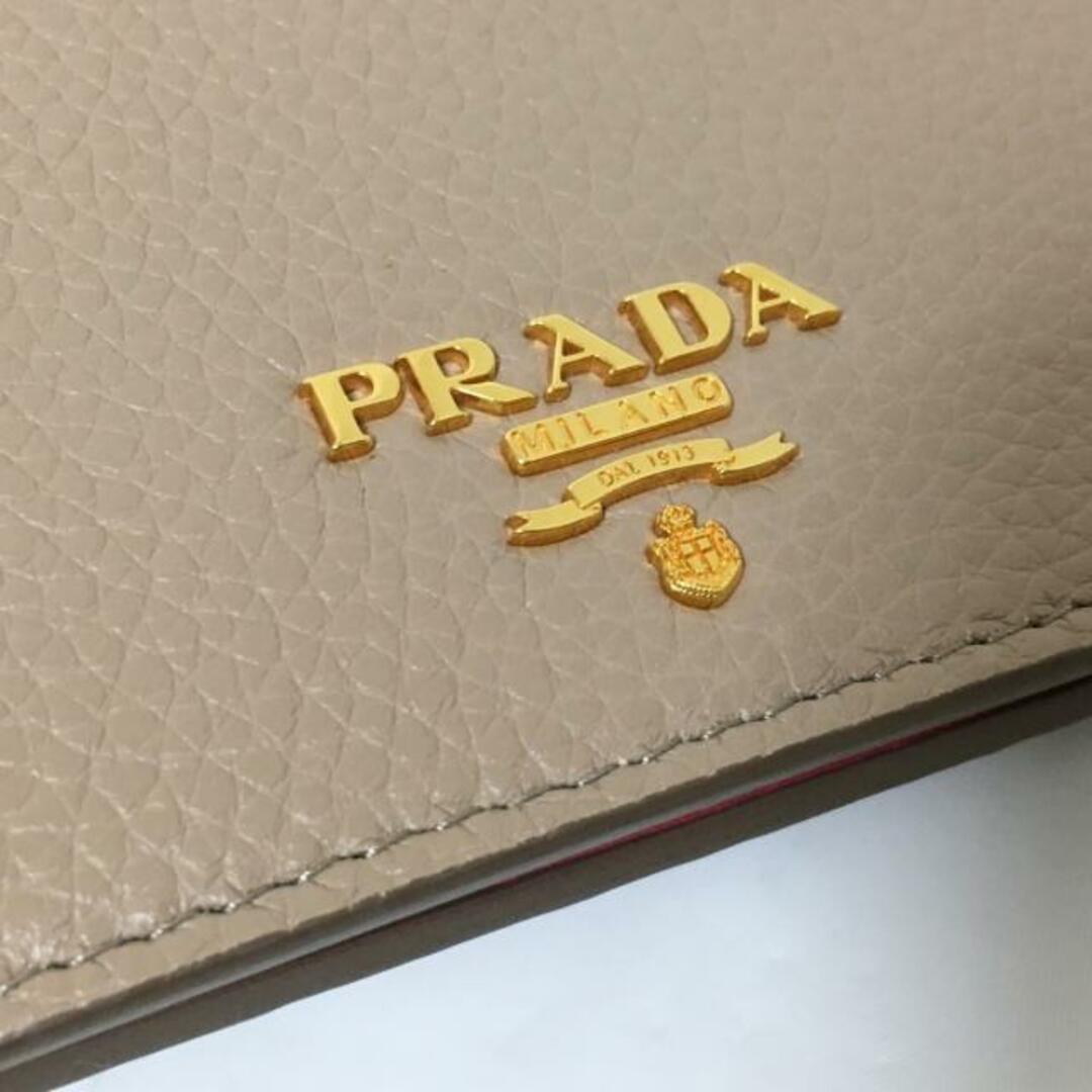 PRADA(プラダ)のPRADA(プラダ) 2つ折り財布 - ベージュ レザー レディースのファッション小物(財布)の商品写真