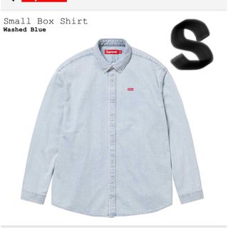 シュプリーム(Supreme)のSupreme Small Box Shirt  デニムシャツ ブルー(シャツ)