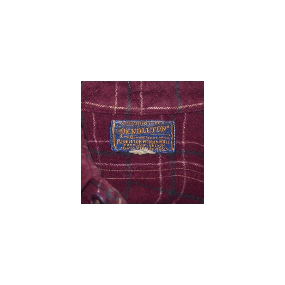 Santa Monica(サンタモニカ)の▪️40‘s【PENDLETON】VINTAGE SHIRT レディースのトップス(シャツ/ブラウス(長袖/七分))の商品写真