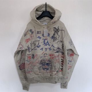 レディメイド(READYMADE)のM【SAINTMICHAEL】BR_HOODIE_LA／新品未使用／送料込(パーカー)