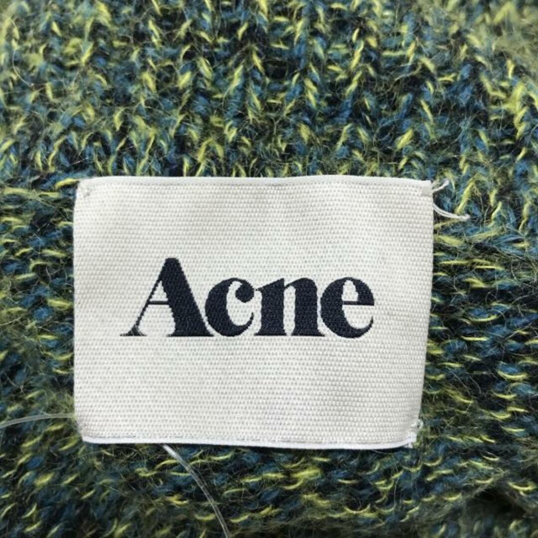 ACNE(アクネ)のAcne(アクネ) 長袖セーター サイズS レディース - ダークネイビー×ブルー×イエロー タートルネック レディースのトップス(ニット/セーター)の商品写真