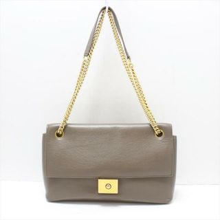 マルベリー(Mulberry)のMULBERRY(マルベリー) ショルダーバッグ チェーン HH3854 グレーベージュ チェーンショルダー レザー(ショルダーバッグ)