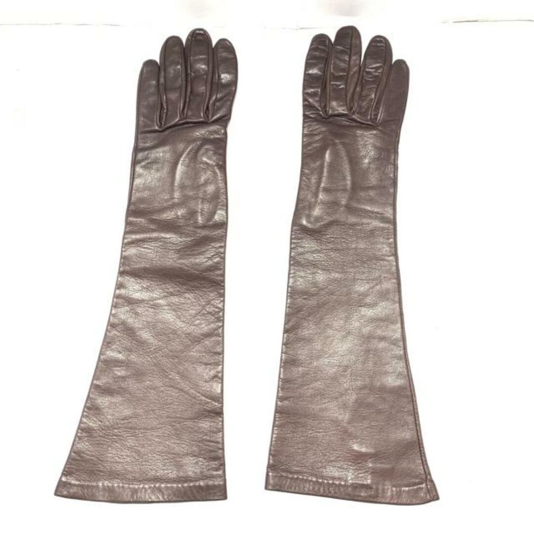 EPOCA(エポカ)のEPOCA(エポカ) 手袋 レディース - ダークブラウン ロンググローブ レザー レディースのファッション小物(手袋)の商品写真