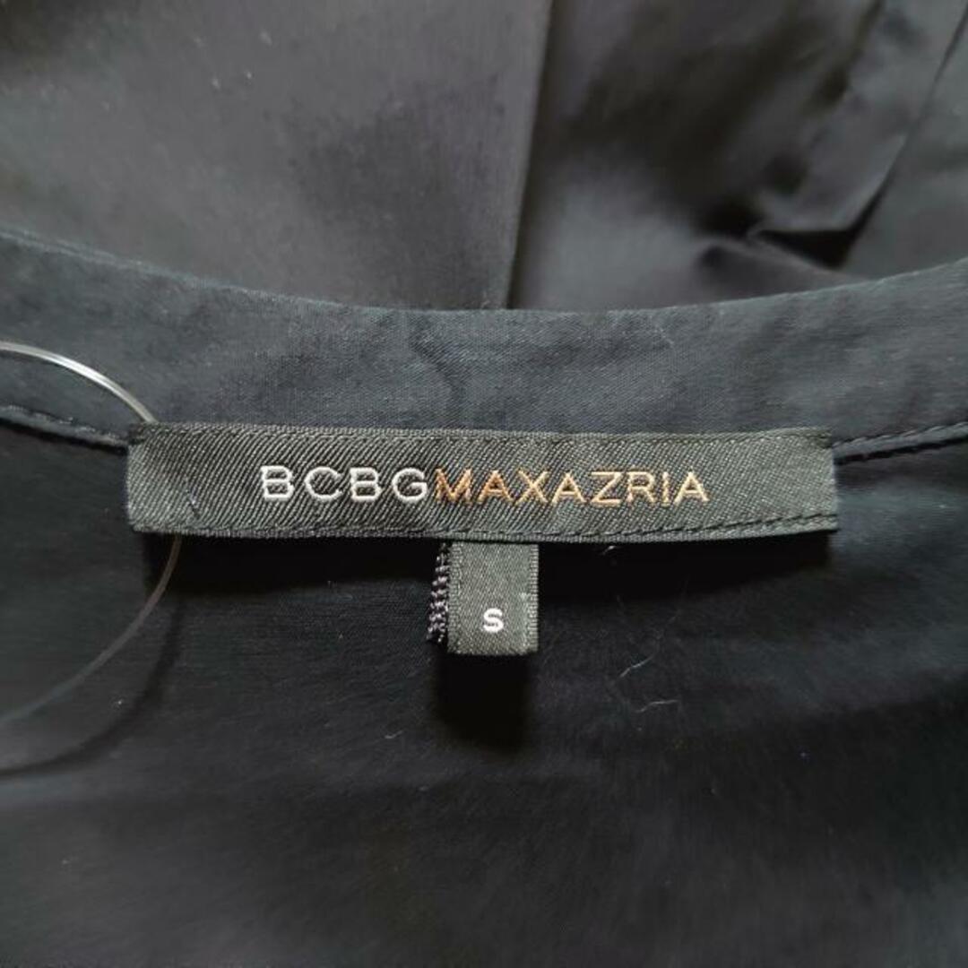 BCBGMAXAZRIA(ビーシービージーマックスアズリア)のBCBGMAXAZRIA(ビーシービージーマックスアズリア) ワンピース サイズS レディース美品  - 黒 半袖/ひざ丈 レディースのワンピース(その他)の商品写真