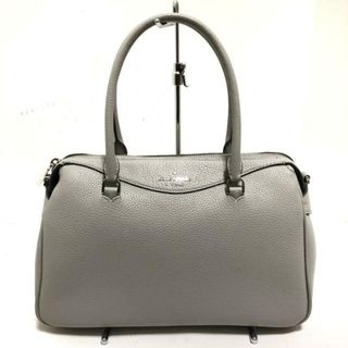 ケイトスペードニューヨーク(kate spade new york)のKate spade(ケイトスペード) ハンドバッグ美品  - K4673 グレー レザー(ハンドバッグ)