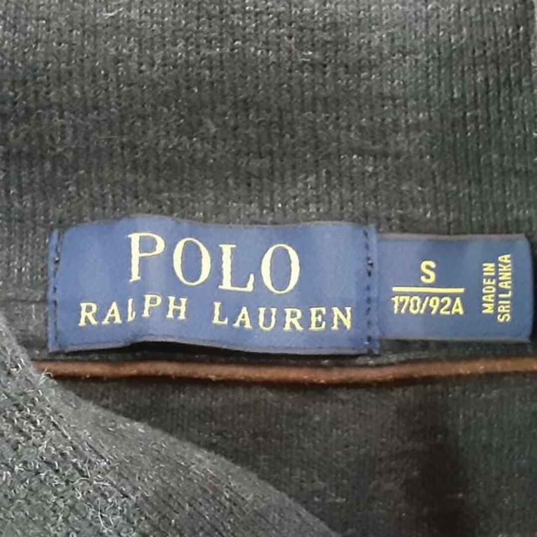 POLO RALPH LAUREN(ポロラルフローレン)のPOLObyRalphLauren(ポロラルフローレン) 長袖カットソー サイズS メンズ美品  - 黒×グレー メンズのトップス(Tシャツ/カットソー(七分/長袖))の商品写真
