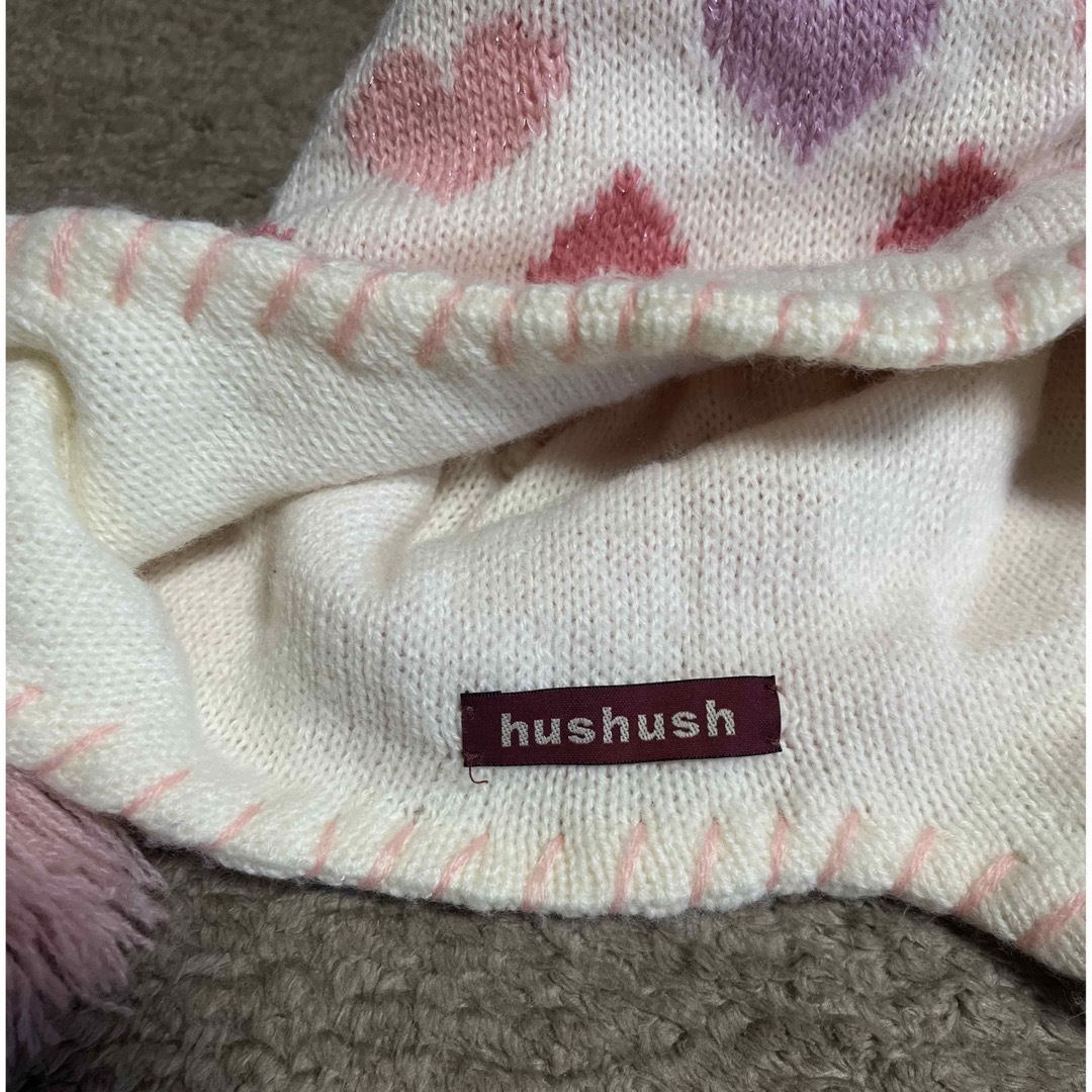 HusHush(ハッシュアッシュ)の（株）ワールド　hush ush子供用帽子　52-54 キッズ/ベビー/マタニティのこども用ファッション小物(帽子)の商品写真