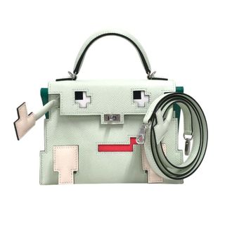 エルメス(Hermes)の　エルメス HERMES ケリードール ピクト B刻 ヴェールフィズ×ヴェールジェイド×ナタ×ローズテキサス ヴォーエプソン レディース ショルダーバッグ(ショルダーバッグ)