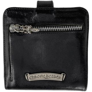 クロムハーツ(Chrome Hearts)のクロムハーツ スクエア ボタン ビル ウォレット メンズ 【中古】(折り財布)