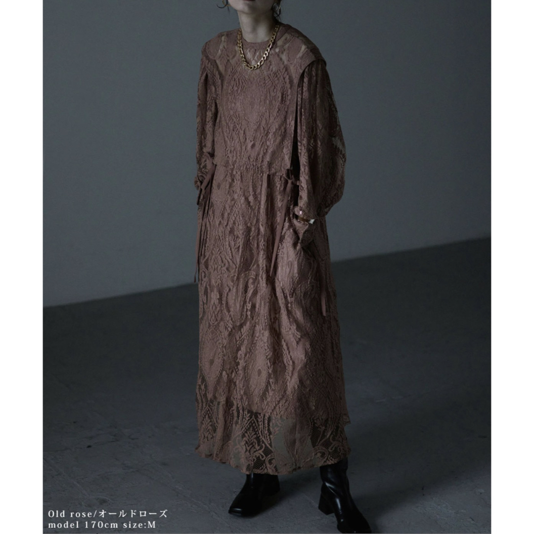 【etoll. 】 2wayレイヤード風レースドレス レディースのフォーマル/ドレス(ロングドレス)の商品写真