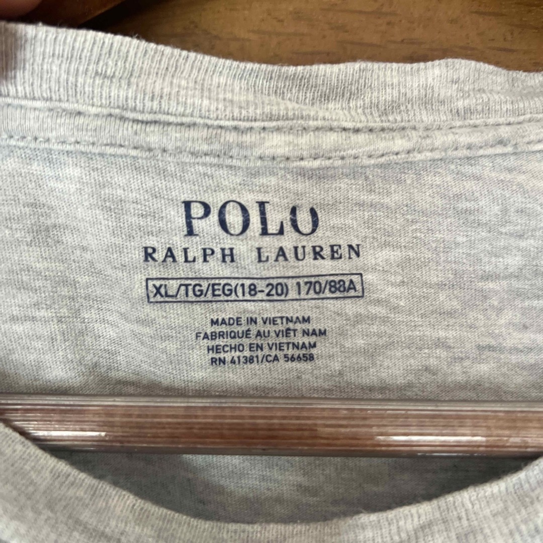 POLO RALPH LAUREN(ポロラルフローレン)のPORO ベア　Tシャツ　グレー レディースのトップス(Tシャツ(半袖/袖なし))の商品写真