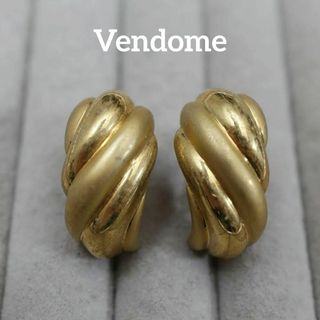 ヴァンドームアオヤマ(Vendome Aoyama)の【匿名配送】 ヴァンドーム イヤリング ゴールド シンプル ヴィンテージ(イヤリング)