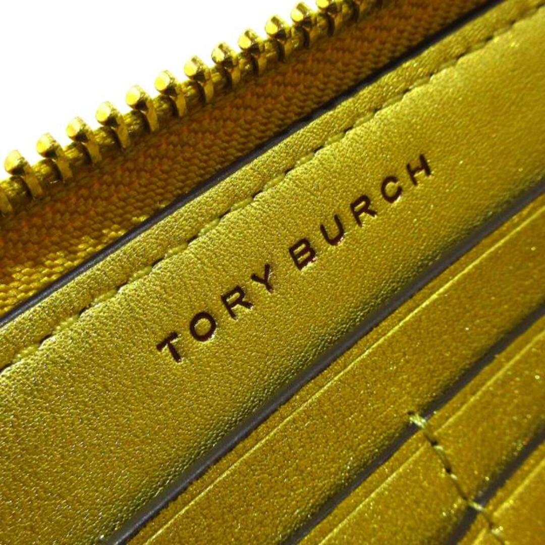 Tory Burch(トリーバーチ)のTORY BURCH(トリーバーチ) 長財布美品  - ゴールド ラウンドファスナー/キルティング レザー レディースのファッション小物(財布)の商品写真