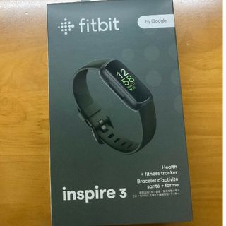 グーグル(Google)のfitbit inspire3 新品未使用 黒(トレーニング用品)