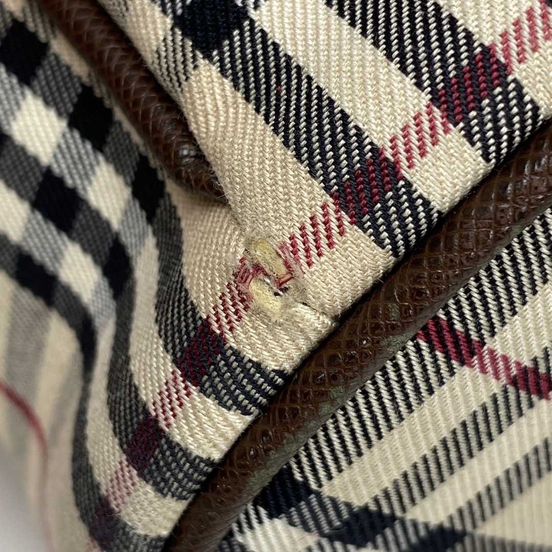 BURBERRY(バーバリー)のバーバリー チェック柄 ハンドバッグ レディース 【中古】 レディースのバッグ(ハンドバッグ)の商品写真