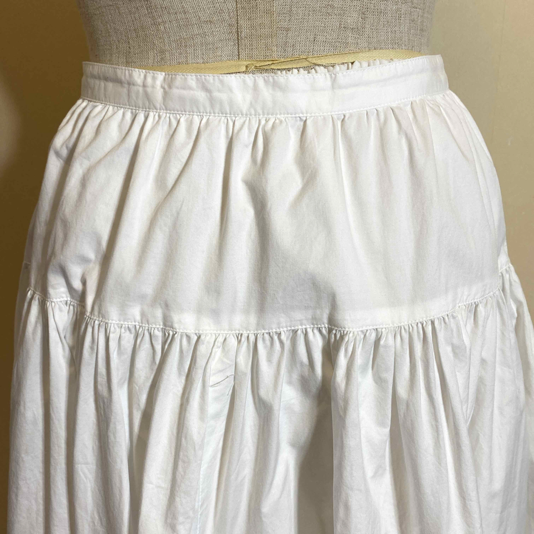 PINK HOUSE(ピンクハウス)のピンクハウス🤍裾にリボン付きブロードスカート🤍ペチコートとしても使えます🤍 レディースのスカート(ロングスカート)の商品写真