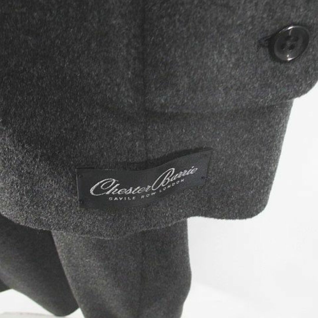 CHESTER BARRIE ロング丈 カシミヤ ステンカラーコート 175 メンズのジャケット/アウター(ステンカラーコート)の商品写真