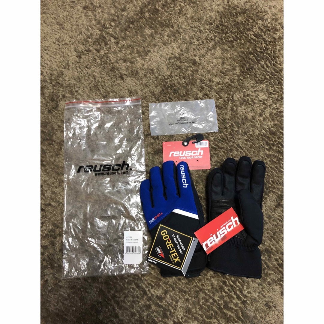 reusch(ロイシュ)の新品　reusch ロイシュ　レザーグローブ　8号 スポーツ/アウトドアのスノーボード(ウエア/装備)の商品写真