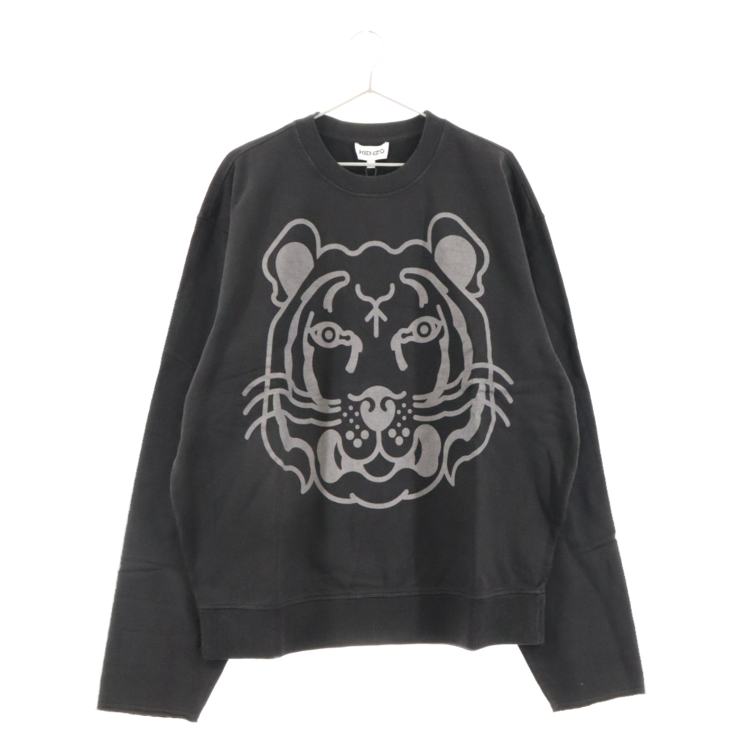 KENZO(ケンゾー)のKENZO ケンゾー 21SS タイガー プリント クルーネック スウェット トレーナー ブラック FB55SW0174MY メンズのトップス(スウェット)の商品写真