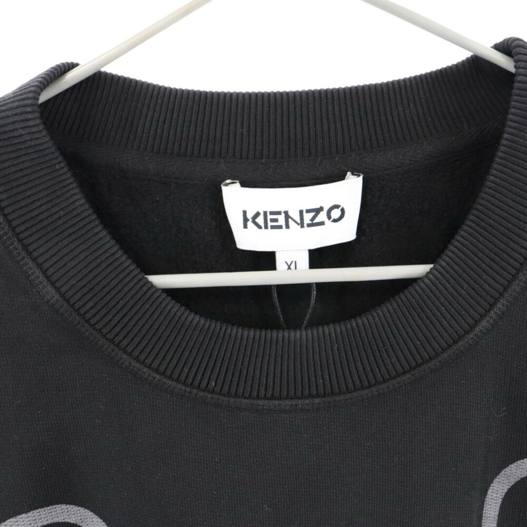 KENZO(ケンゾー)のKENZO ケンゾー 21SS タイガー プリント クルーネック スウェット トレーナー ブラック FB55SW0174MY メンズのトップス(スウェット)の商品写真