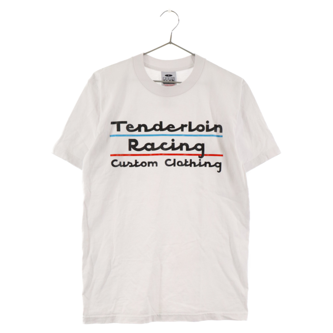 TENDERLOIN(テンダーロイン)のTENDERLOIN テンダーロイン 17SS T-TEE TR Racing PRO CLUB ロゴプリント 半袖Tシャツ カットソー ホワイト メンズのトップス(Tシャツ/カットソー(半袖/袖なし))の商品写真