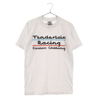 テンダーロイン(TENDERLOIN)のTENDERLOIN テンダーロイン 17SS T-TEE TR Racing PRO CLUB ロゴプリント 半袖Tシャツ カットソー ホワイト(Tシャツ/カットソー(半袖/袖なし))