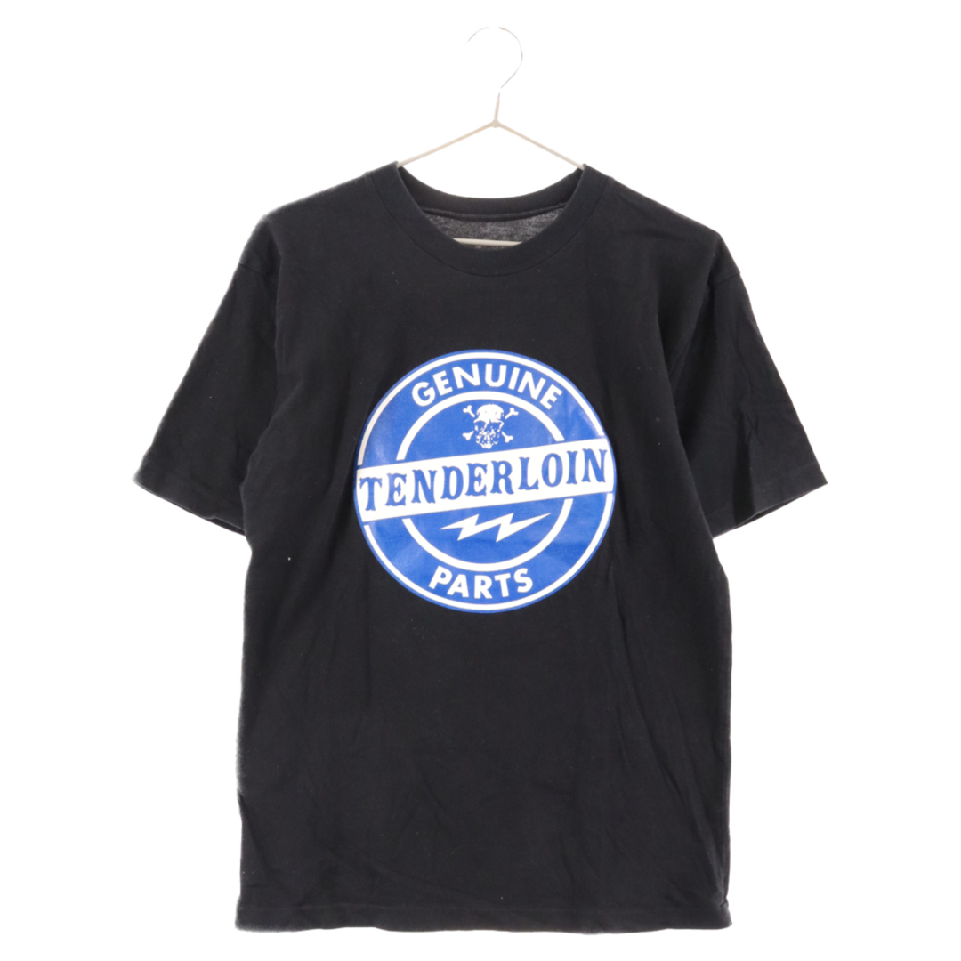 TENDERLOIN(テンダーロイン)のTENDERLOIN テンダーロイン T-TEE GENUINE PARTS ロゴプリント 半袖Tシャツ カットソー ブラック メンズのトップス(Tシャツ/カットソー(半袖/袖なし))の商品写真