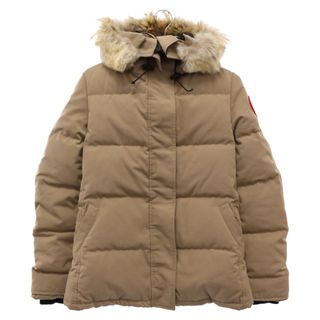 カナダグース(CANADA GOOSE)のCANADA GOOSE カナダグース PORTLAND PARKA ポートランド ファー付ダウンジャケット ベージュ レディース 2604JL R(ダウンジャケット)