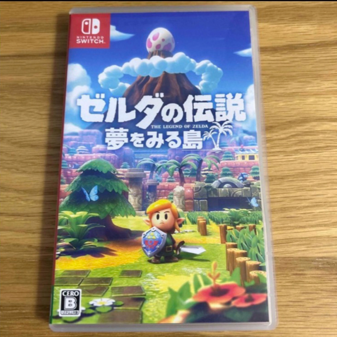 【中古】ゼルダの伝説 夢をみる島ソフト:ニンテンドーSwitchソフト　クーポン エンタメ/ホビーのゲームソフト/ゲーム機本体(家庭用ゲームソフト)の商品写真