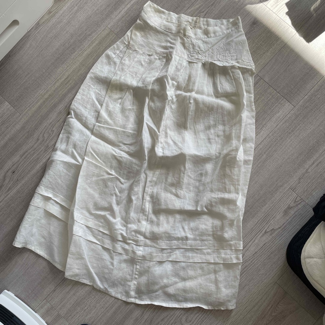 Lochie(ロキエ)のvintage cotton skirt レディースのスカート(ロングスカート)の商品写真