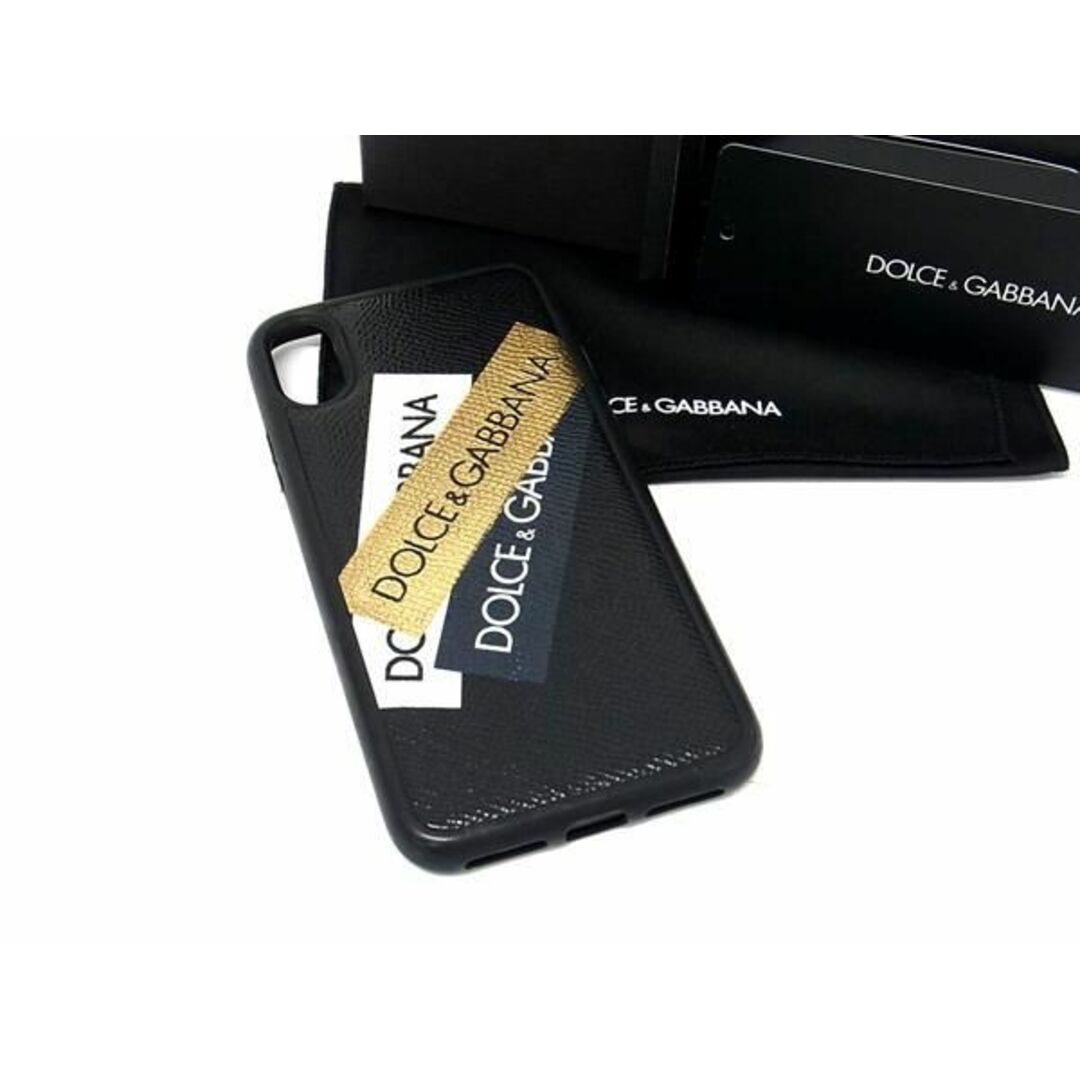 DOLCE&GABBANA(ドルチェアンドガッバーナ)の■美品■ DOLCE＆GABBANA ドルチェ&amp;ガッバーナ iPhone X/XS 対応 アイフォンケース スマホケースブラック系×ゴールド系 BE9721  メンズのファッション小物(その他)の商品写真