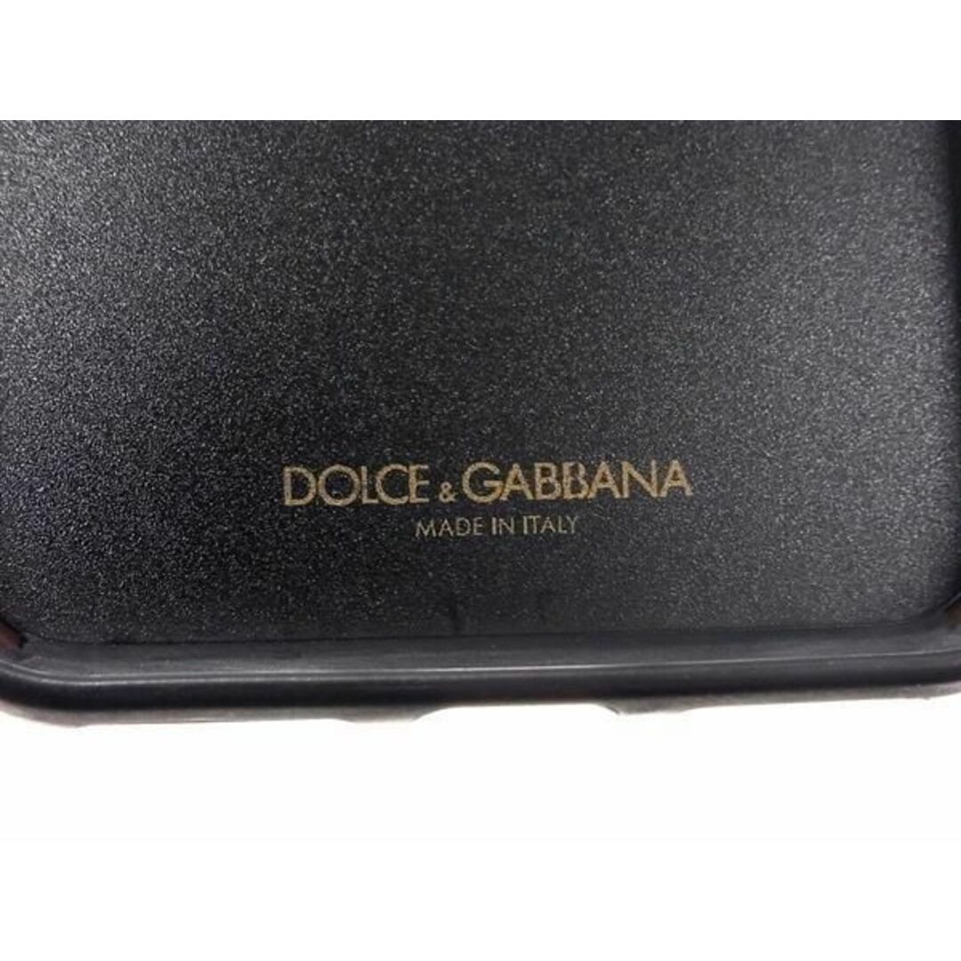 DOLCE&GABBANA(ドルチェアンドガッバーナ)の■美品■ DOLCE＆GABBANA ドルチェ&amp;ガッバーナ iPhone X/XS 対応 アイフォンケース スマホケースブラック系×ゴールド系 BE9721  メンズのファッション小物(その他)の商品写真