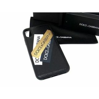 ドルチェアンドガッバーナ(DOLCE&GABBANA)の■美品■ DOLCE＆GABBANA ドルチェ&amp;ガッバーナ iPhone X/XS 対応 アイフォンケース スマホケースブラック系×ゴールド系 BE9721 (その他)