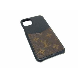 ルイヴィトン(LOUIS VUITTON)のLOUIS VUITTON ルイヴィトン M69097 モノグラム バンパー iPhone 11proMAX 対応 アイフォンケース ブラック系×ブラウン系 BE9738 (その他)