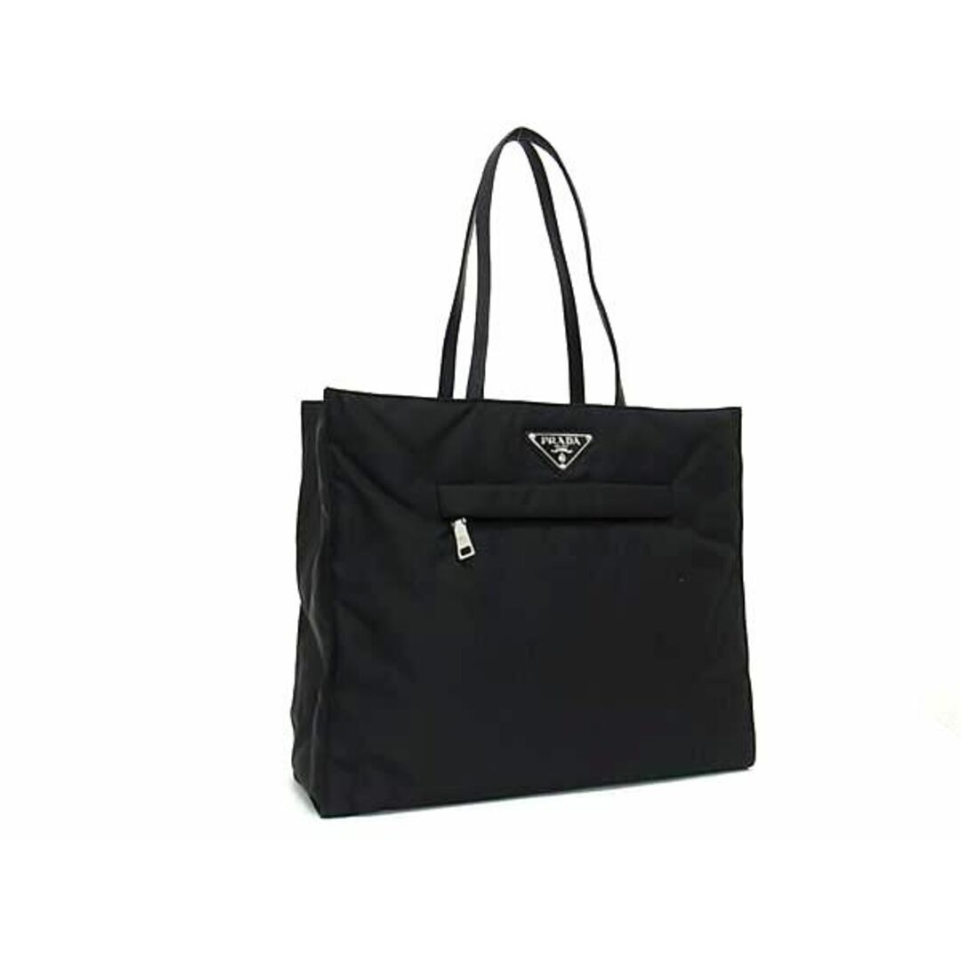 PRADA(プラダ)の■極美品■ PRADA プラダ テスートナイロン トートバッグ ショルダーバッグ メンズ レディース ブラック系 AX3857  レディースのバッグ(ハンドバッグ)の商品写真