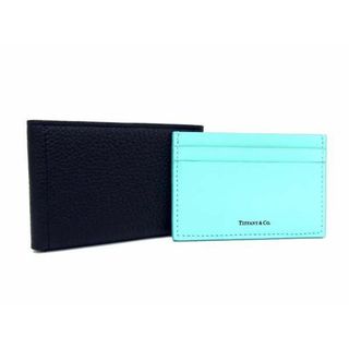 ティファニー(Tiffany & Co.)の■新品■未使用■ TIFFANY＆Co ティファニー レザー カードケース カード入れ パスケース ブラック系 AX3847 (その他)